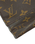 LOUIS VUITTON Monogram Sac Plat Handbag M51140