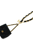 CHANEL Mini Mini Matelassé Lambskin Belt Bag