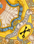 HERMES Carre 90 “In Salzburg” Violin Scarf