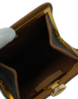 CHRISTIAN DIOR Honeycomb Frame Coin Purse