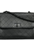 CHANEL 1997–1999 2.55 Matelassé Chain Caviar Skin Shoulder Bag