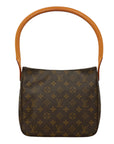LOUIS VUITTON Monogram LoopingMM Canvas Shoulder Bag M51146