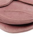 CHRISTIAN DIOR Velvet Saddlebag Handbag