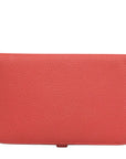 HERMES Dogon GM Taurillon Clemence Wallet
