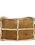 CHANEL 2000-2002 Coco Mark Mouton Shoulder Bag