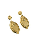 HERMES Mini Maillon Chain Link Earrings