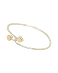 TIFFANY & CO. SV925 K18YG Double Heart Bracelet
