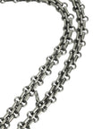 CHANEL 2008-2009 2.55 Matelassé Chain Double Flap Shoulder Bag with Pouch