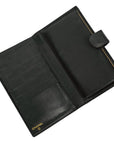 CHANEL 2003-2004 Coco Mark Caviar Skin Long Wallet