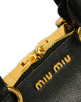 MIU MIU Madras Handbag / Shoulder Bag 2Way
