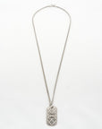 CHANEL 2009 Coco Mark Matelassé Necklace