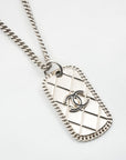 CHANEL 2009 Coco Mark Matelassé Necklace