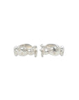 CHANEL Ag925 Hoop Earrings
