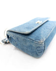 CHANEL Denim Matelassé Shoulder Bag