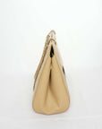 CHANEL 2000-2002 Matelassé Chain Tote Bag/Shoulder Bag