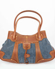 CELINE Denim Shoulder Bag