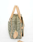 CHRISTIAN DIOR Mini Double Canvas Green Trotter PZ0701 Saddle Bag