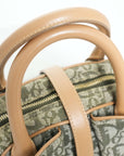 CHRISTIAN DIOR Mini Double Canvas Green Trotter PZ0701 Saddle Bag