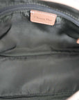CHRISTIAN DIOR Mini Double Canvas Green Trotter PZ0701 Saddle Bag