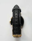 GUCCI GP/Leather Sherry Line 30mm Quartz Black Dial Watch