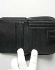 PRADA Nylon Round Zip Compact Wallet