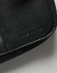 PRADA Nylon Round Zip Compact Wallet