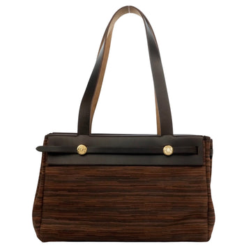 HERMES Toile Officier Aile Bag Cabas PM Shoulder Bag
