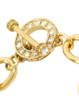 Vintage-Style Sun Motif Rhinestone Bracelet(Gold-Plated Brass)