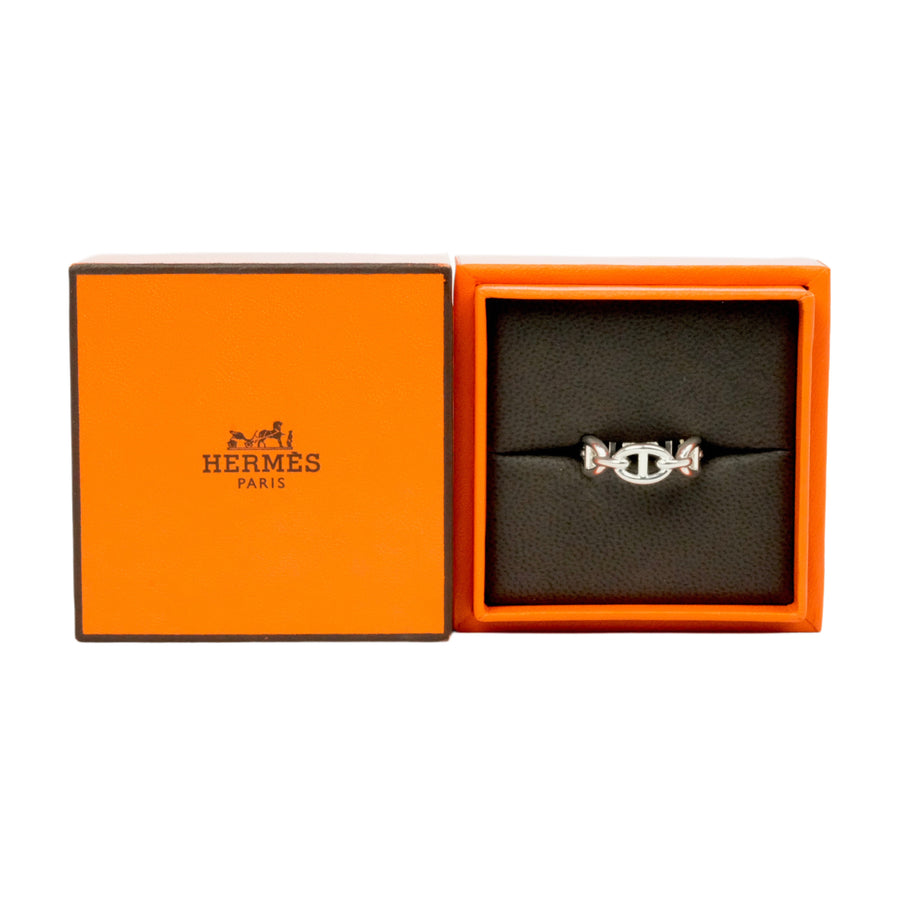HERMES Ag925 Chaine d'Ancre Anchored Ring