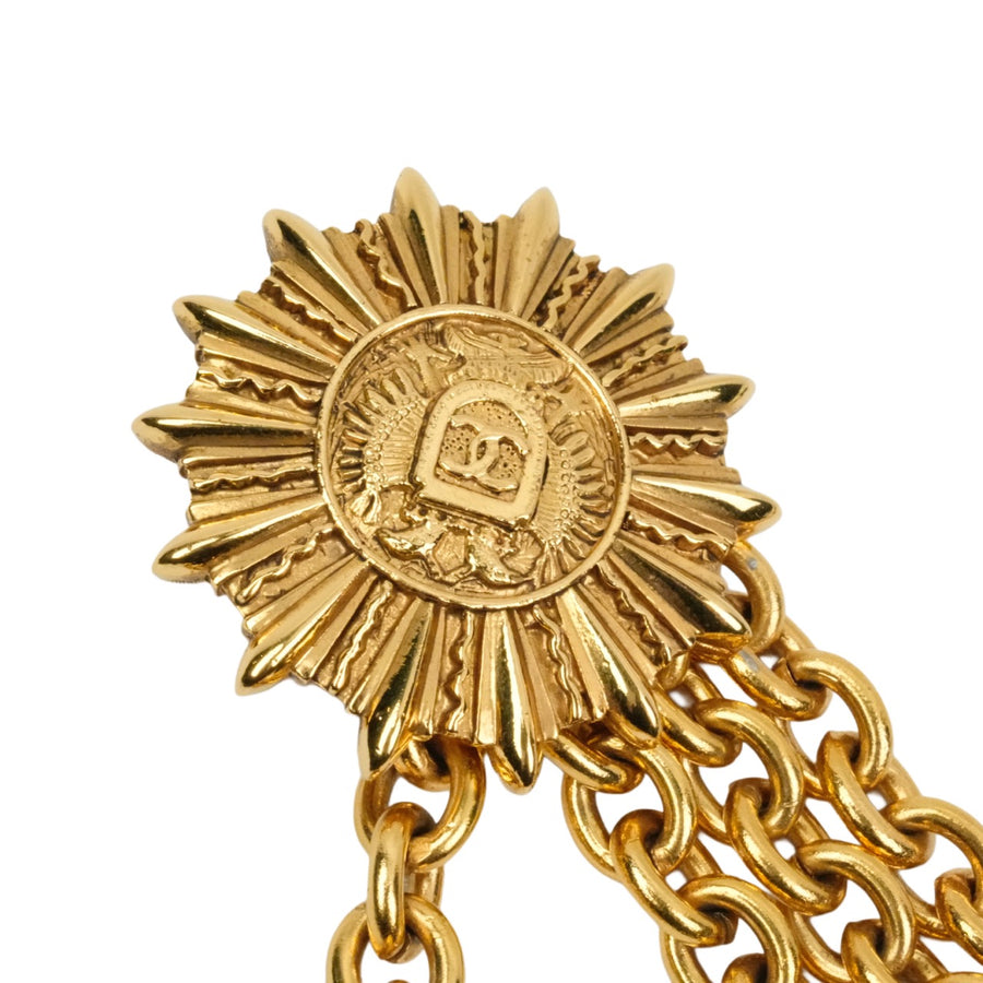 CHANEL Coco Mark Triple Chain Belt