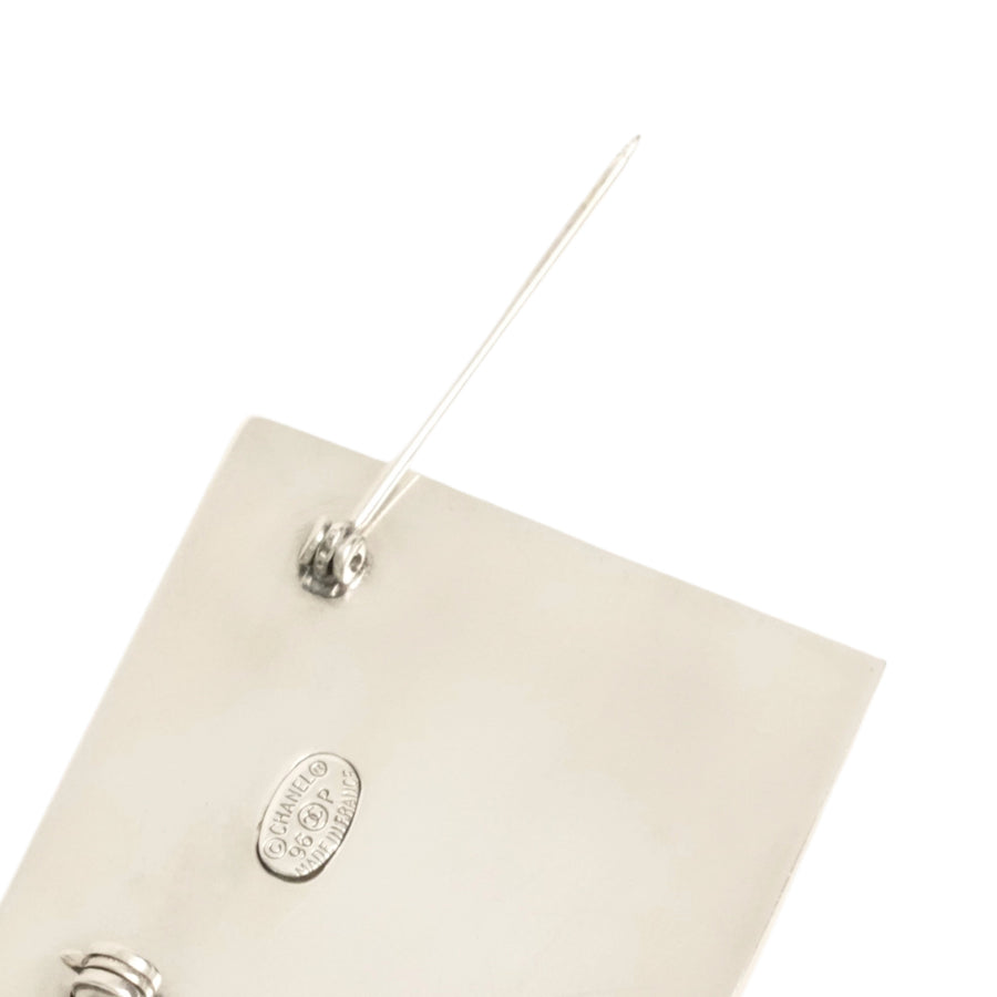 CHANEL Coco Mark Square Brooch