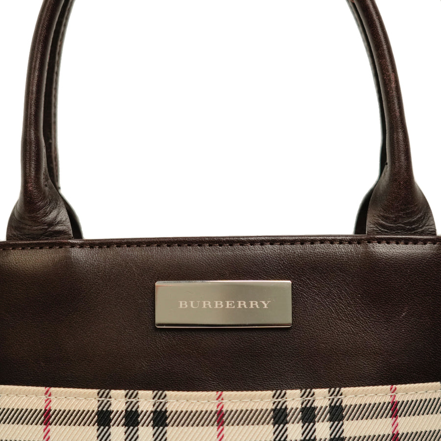 BURBERRY Nova Check Mini Handbag