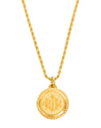CHRISTIAN DIOR Coin Design Necklace