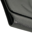 CHANEL Caviar Skin Coco Mark Trifold Wallet
