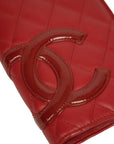 CHANEL 2009–2010 Cambon Coco Mark Matelassé Long Wallet