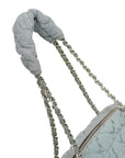 CHANEL 2009–2010 Coco Mark Bubble Quilted Chain Shoulder Bag