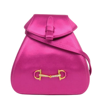 GUCCI Satin Mini Rucksack With Clasp Closure Backpack/Shoulder Bag
