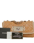 CHANEL 2008–2009 2.55 Chain Matelasse Bicolor Shoulder Bag