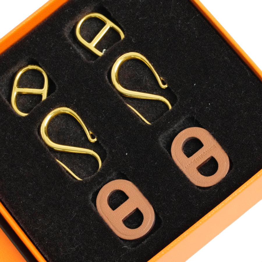 HERMES Oh! My Yon Chaine d'Ancre Swing Earrings