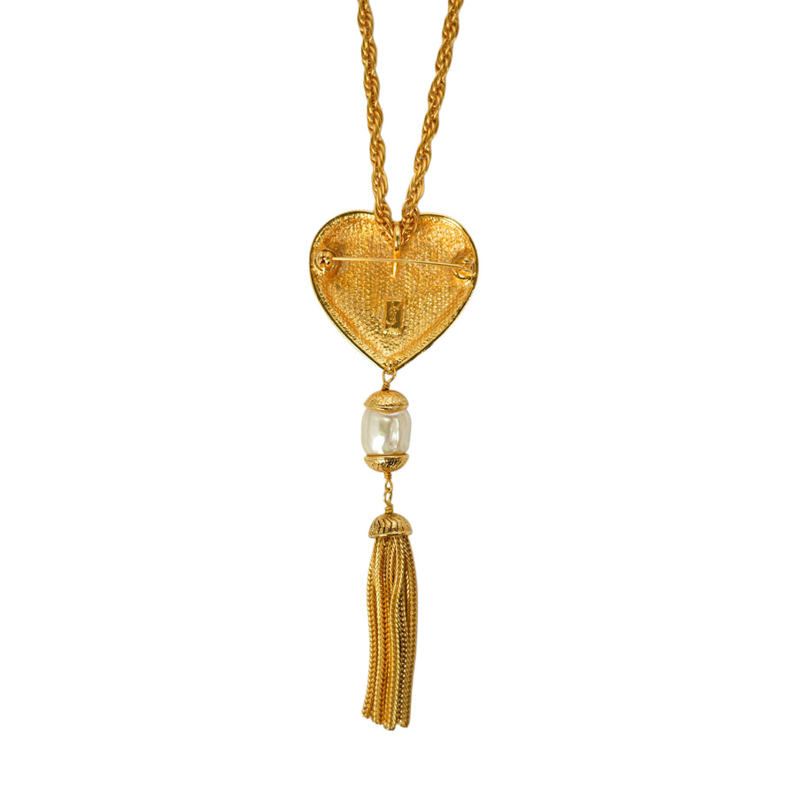 YVES SAINT LAURENT Necklace/Brooch 2Way