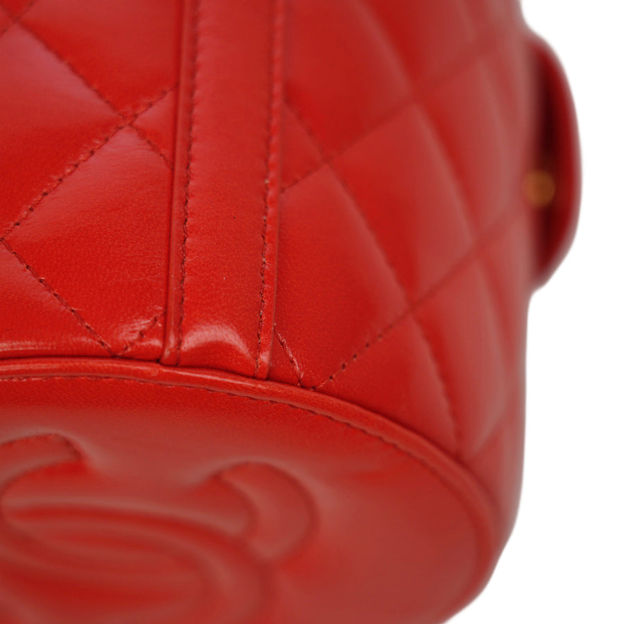 CHANEL Matelassé Lambskin Vanity Bag Handbag/Shoulder Bag