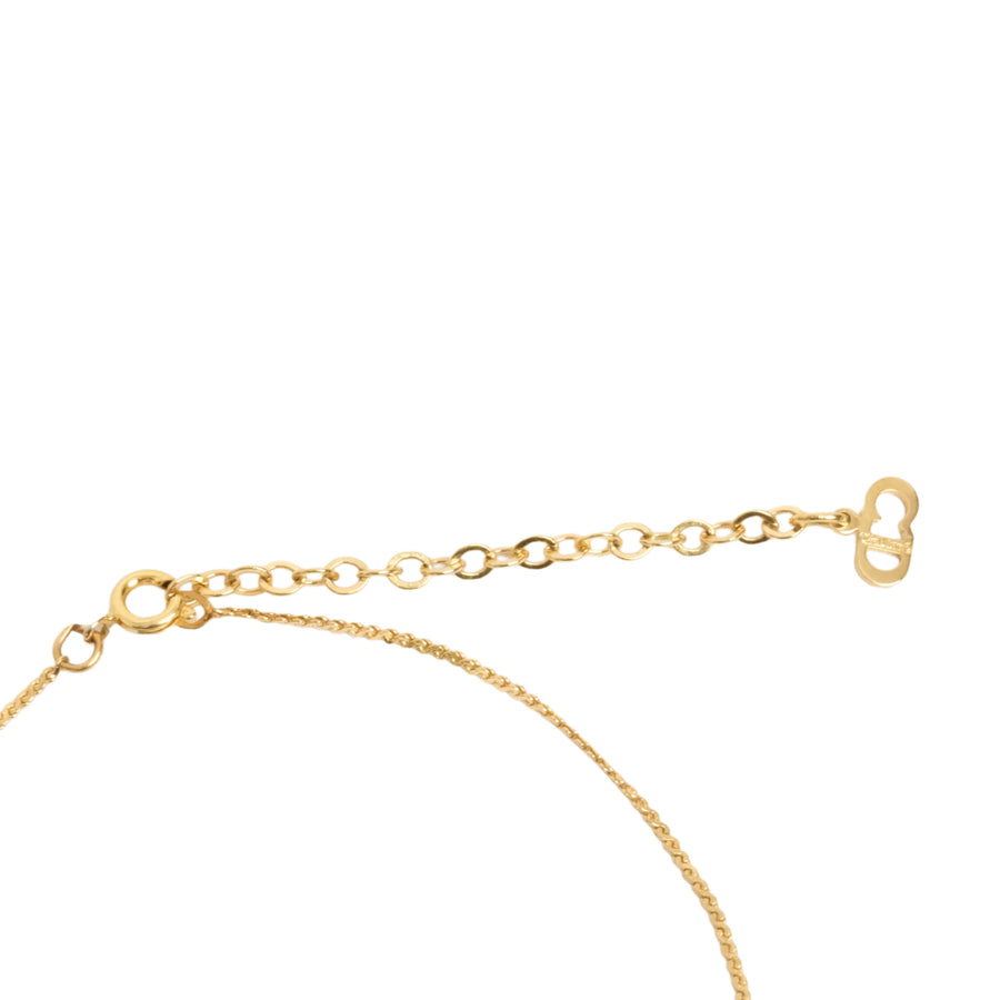 CHRISTIAN DIOR CD Logo Necklace