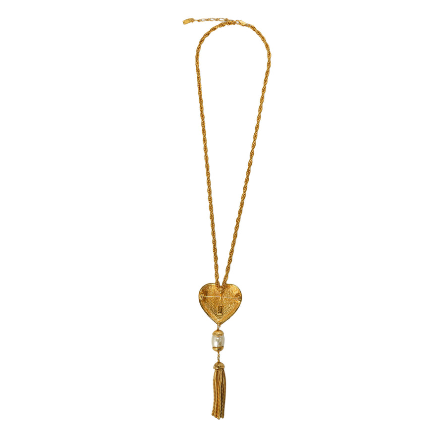 YVES SAINT LAURENT Necklace/Brooch 2Way