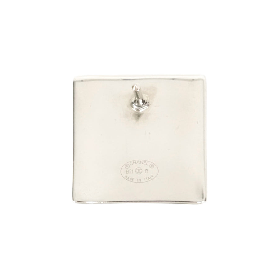 CHANEL Coco Mark Square Brooch