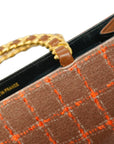 CHANEL 1994-1996 Chocobar Patent Chain Tote Bag/Handbag
