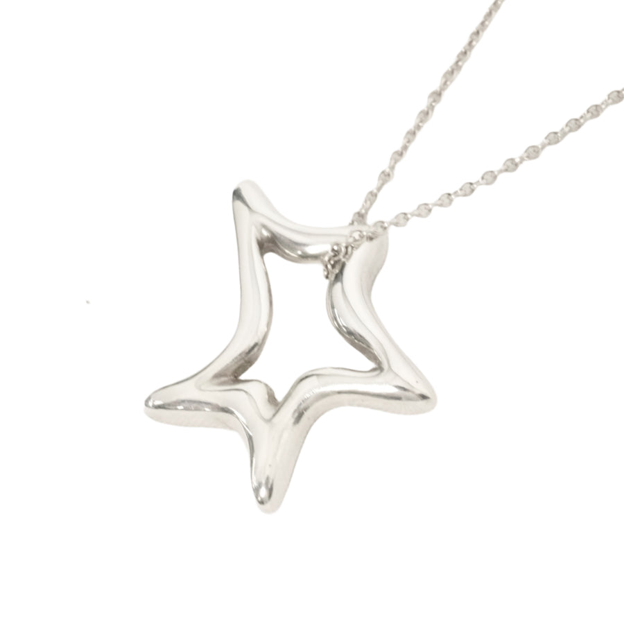 TIFFANY & CO. SV925 Open Star Necklace