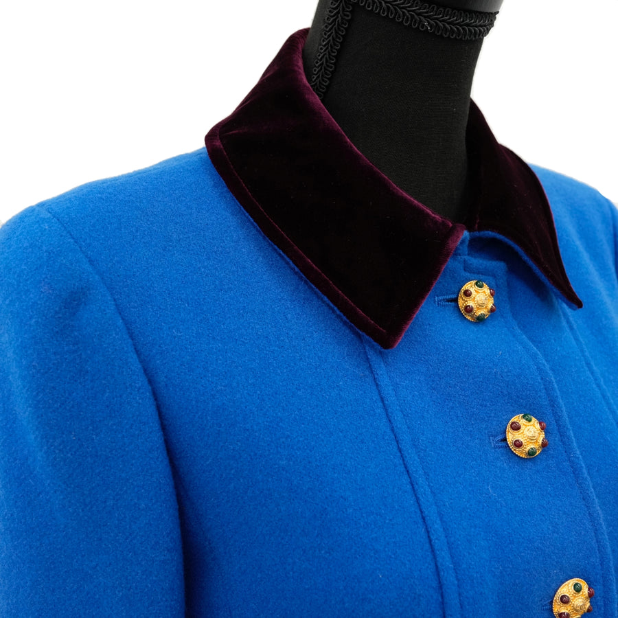 CHANEL 1996 Velvet Coat