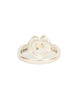 TIFFANY & CO. SV925 K18YG Double Heart Ring