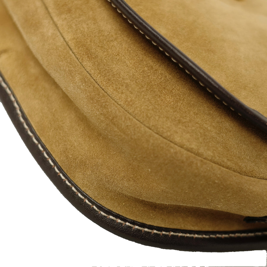 LOEWE  Suede Anagram Shoulder Bag
