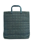 CHANEL 2000–2002 Coco Mark Denim Handbag